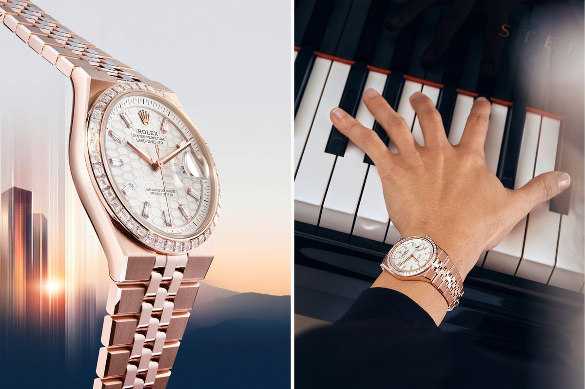 rolex land dweller watches - henne jewelers