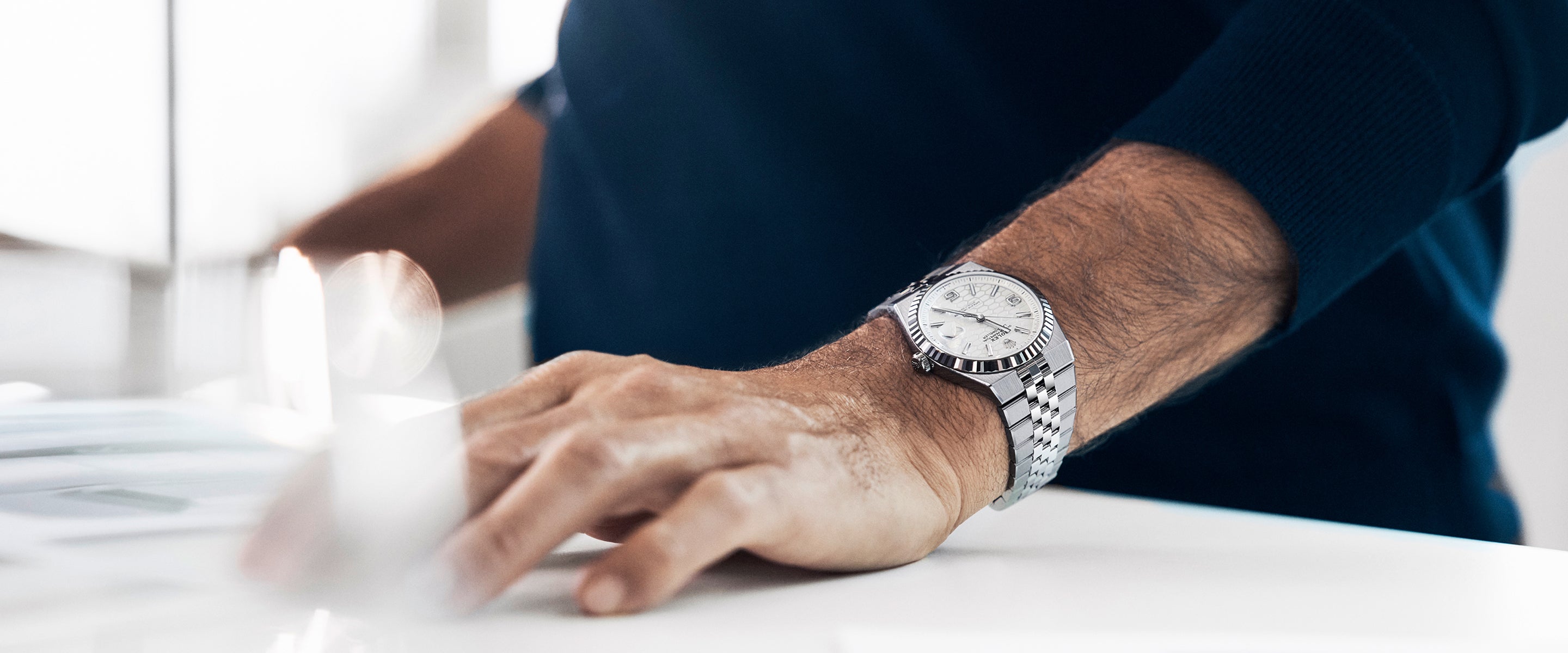 rolex land-dweller watches - henne jewelers