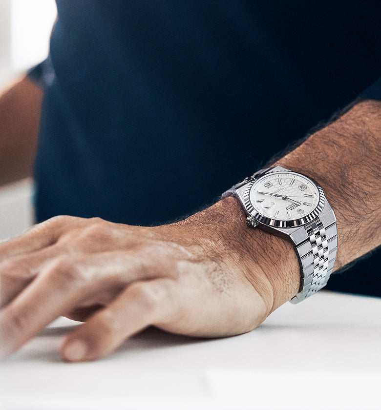 rolex land-dweller watches - henne jewelers