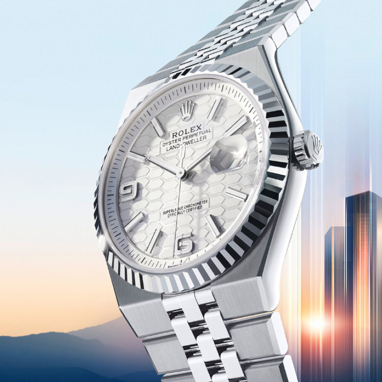 rolex land-dweller watches - henne jewelers
