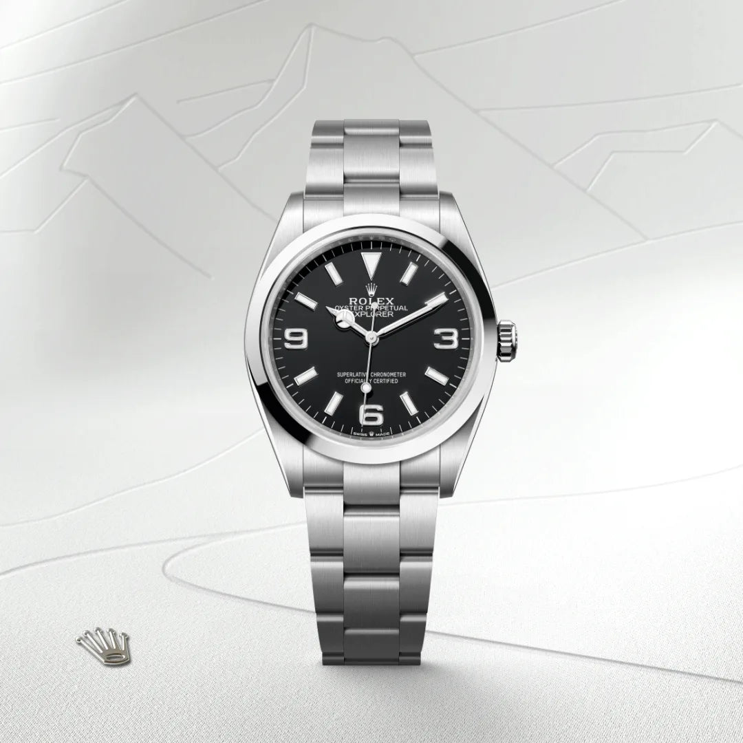 Rolex  Explorer 36 Oyster, 36 mm, Oystersteel M124270-0001