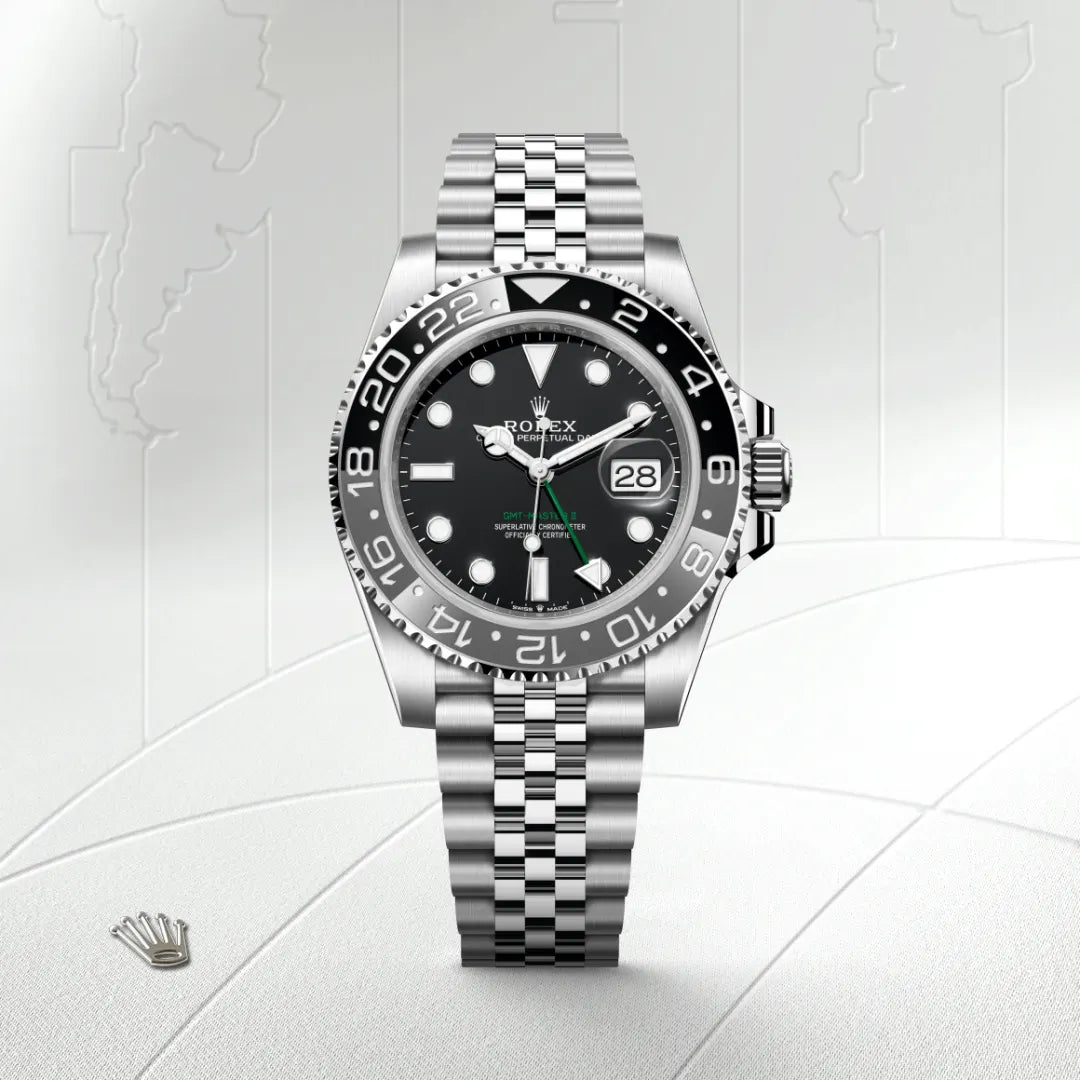 Rolex  GMT-Master II Oyster, 40 mm, Oystersteel M126710GRNR-0003