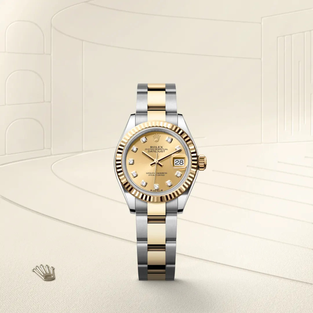 Rolex  Lady-Datejust Oyster, 28 mm, Oystersteel and yellow gold M279173-0012