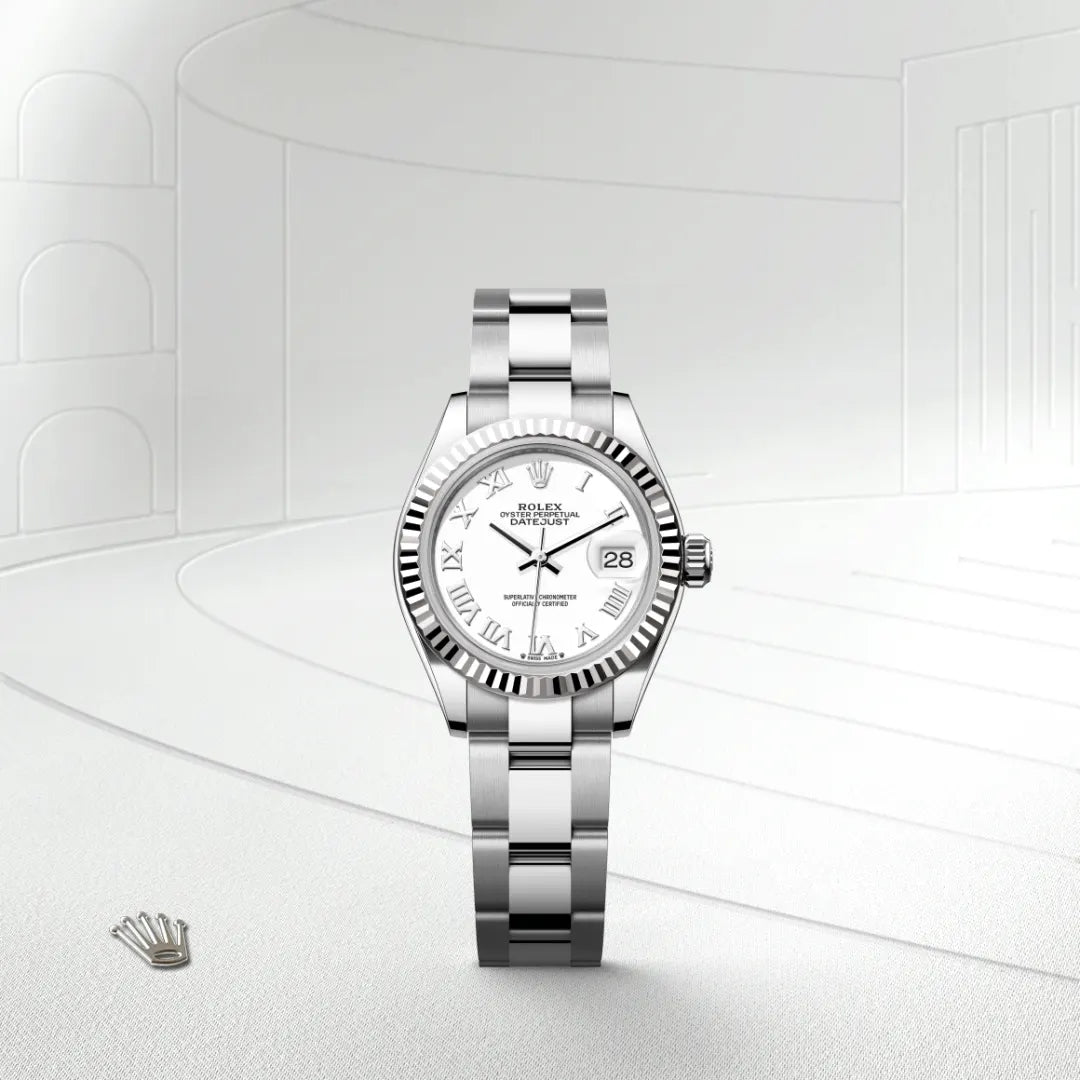 Rolex  Lady-Datejust Oyster, 28 mm, Oystersteel and white gold M279174-0020