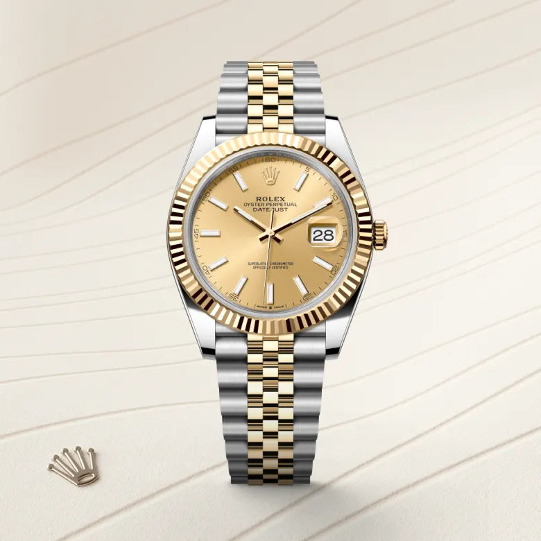 Rolex  Datejust 41 Oyster, 41 mm, Oystersteel and yellow gold M126333-0010