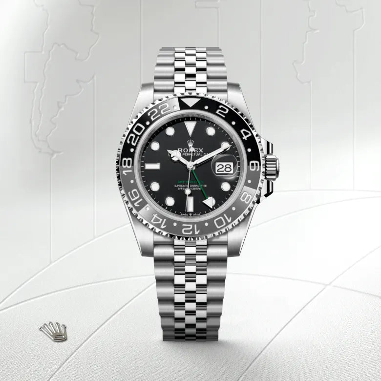 Rolex  GMT-Master II Oyster, 40 mm, Oystersteel M126710GRNR-0003