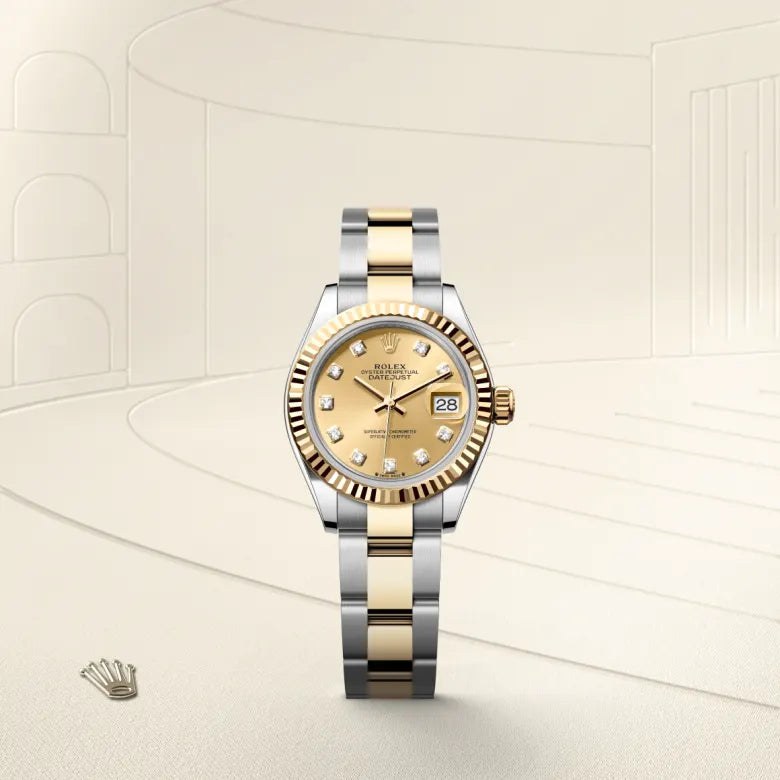 Rolex  Lady-Datejust Oyster, 28 mm, Oystersteel and yellow gold M279173-0012