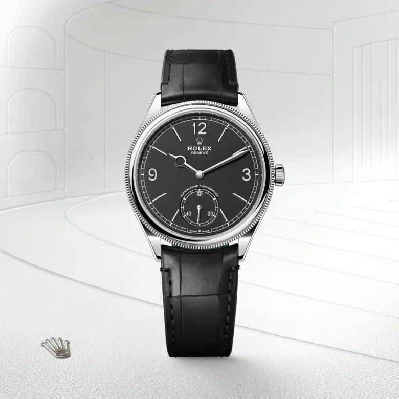 Rolex  1908 39 mm, 18 kt white gold, polished finish M52509-0002