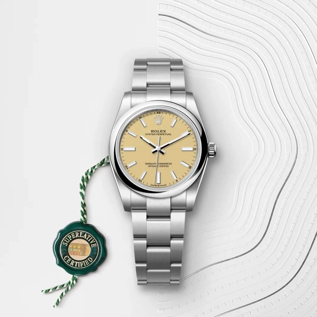 Rolex  Oyster Perpetual 34 Oyster, 34 mm, Oystersteel M124200-0007