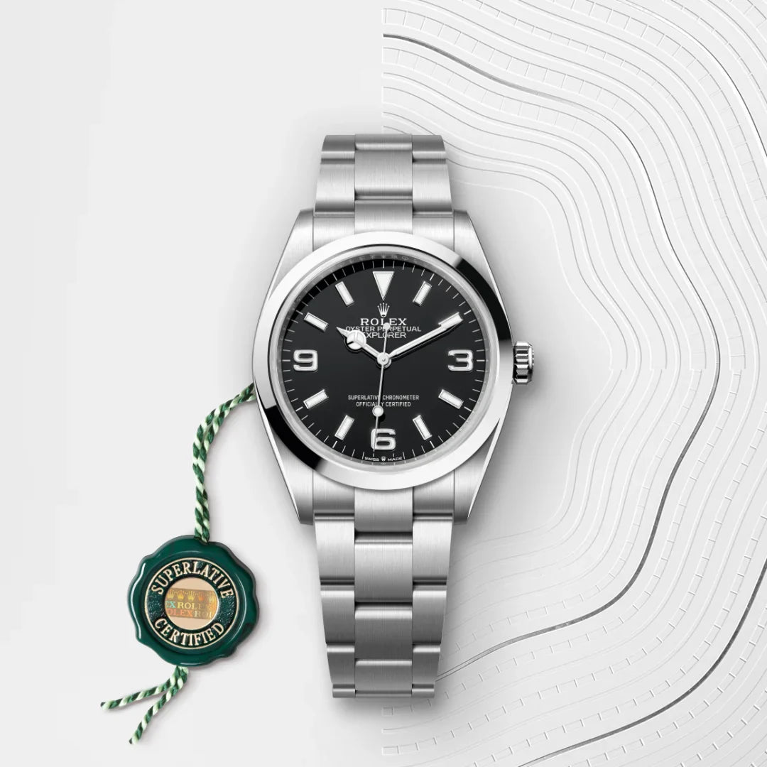 Rolex  Explorer 36 Oyster, 36 mm, Oystersteel M124270-0001