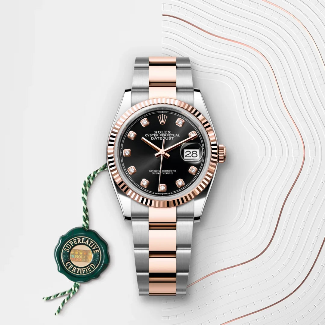 Rolex  Datejust 36 Oyster, 36 mm, Oystersteel and Everose gold M126231-0020