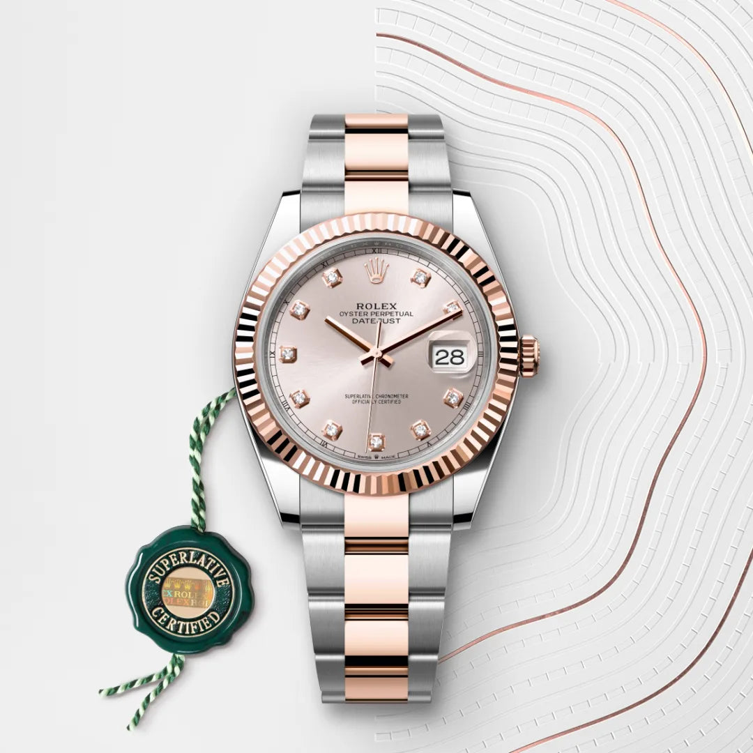 Rolex  Datejust 41 Oyster, 41 mm, Oystersteel and Everose gold M126331-0007