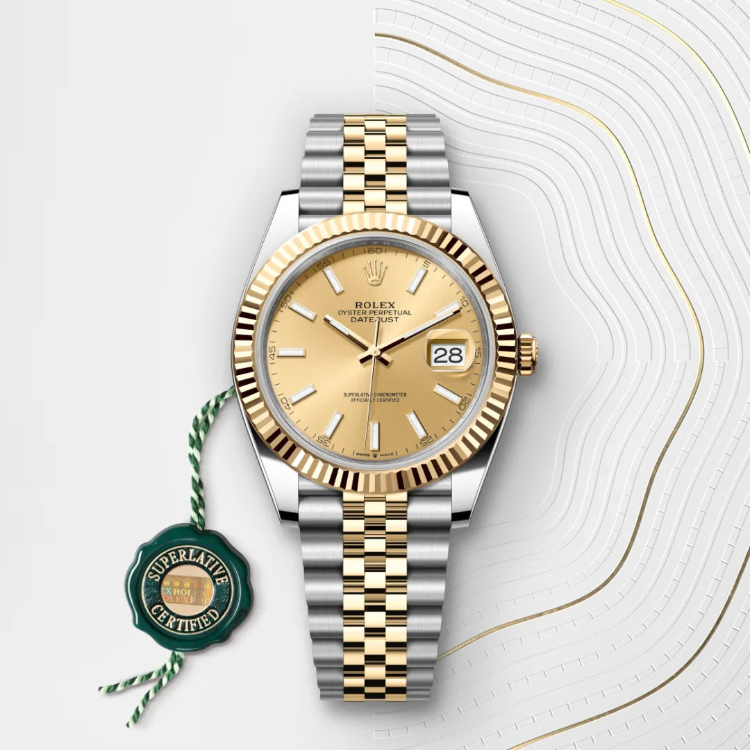 Rolex  Datejust 41 Oyster, 41 mm, Oystersteel and yellow gold M126333-0010