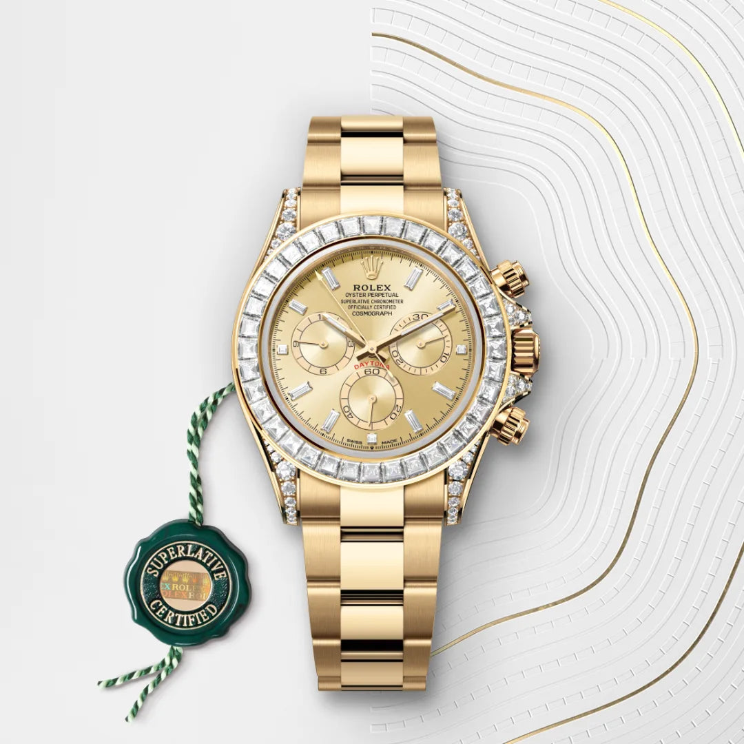 Rolex  Cosmograph Daytona Oyster, 40 mm, yellow gold and diamonds M126598TBR-0001