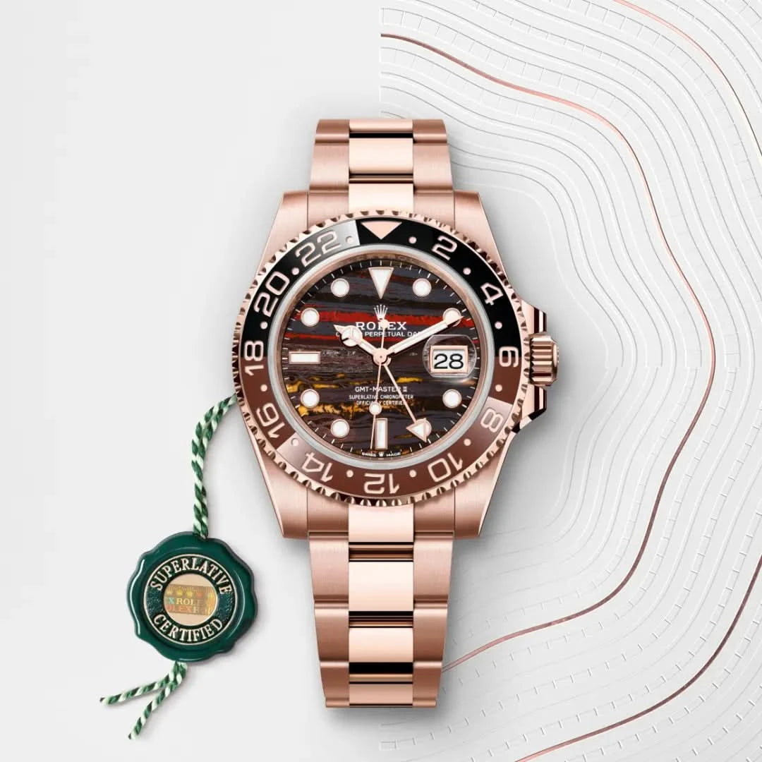 Rolex  GMT-Master II Oyster, 40 mm, Everose gold M126715CHNR-0002