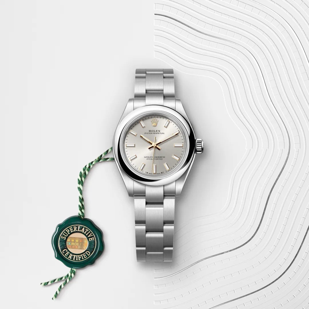 Rolex  Oyster Perpetual 28 Oyster, 28 mm, Oystersteel M276200-0001