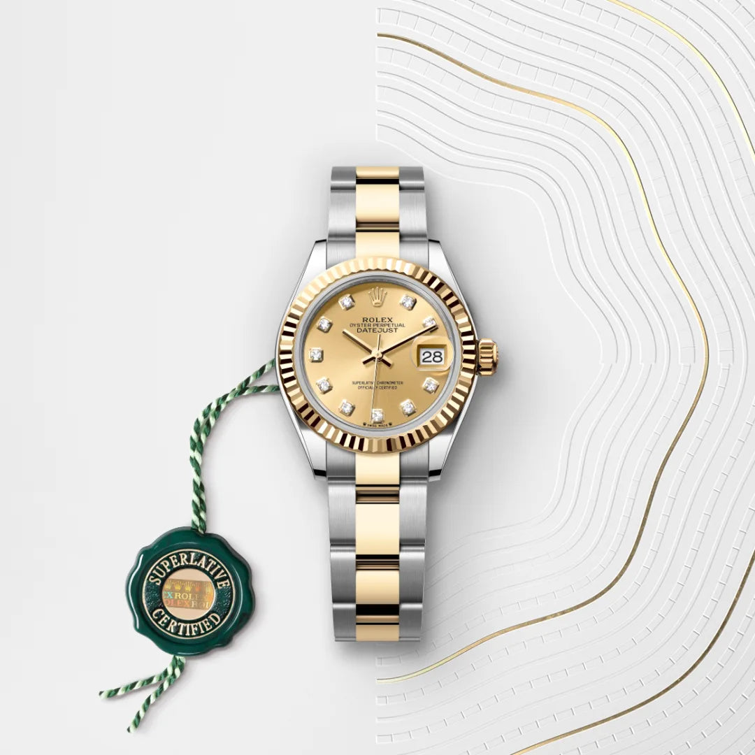 Rolex  Lady-Datejust Oyster, 28 mm, Oystersteel and yellow gold M279173-0012