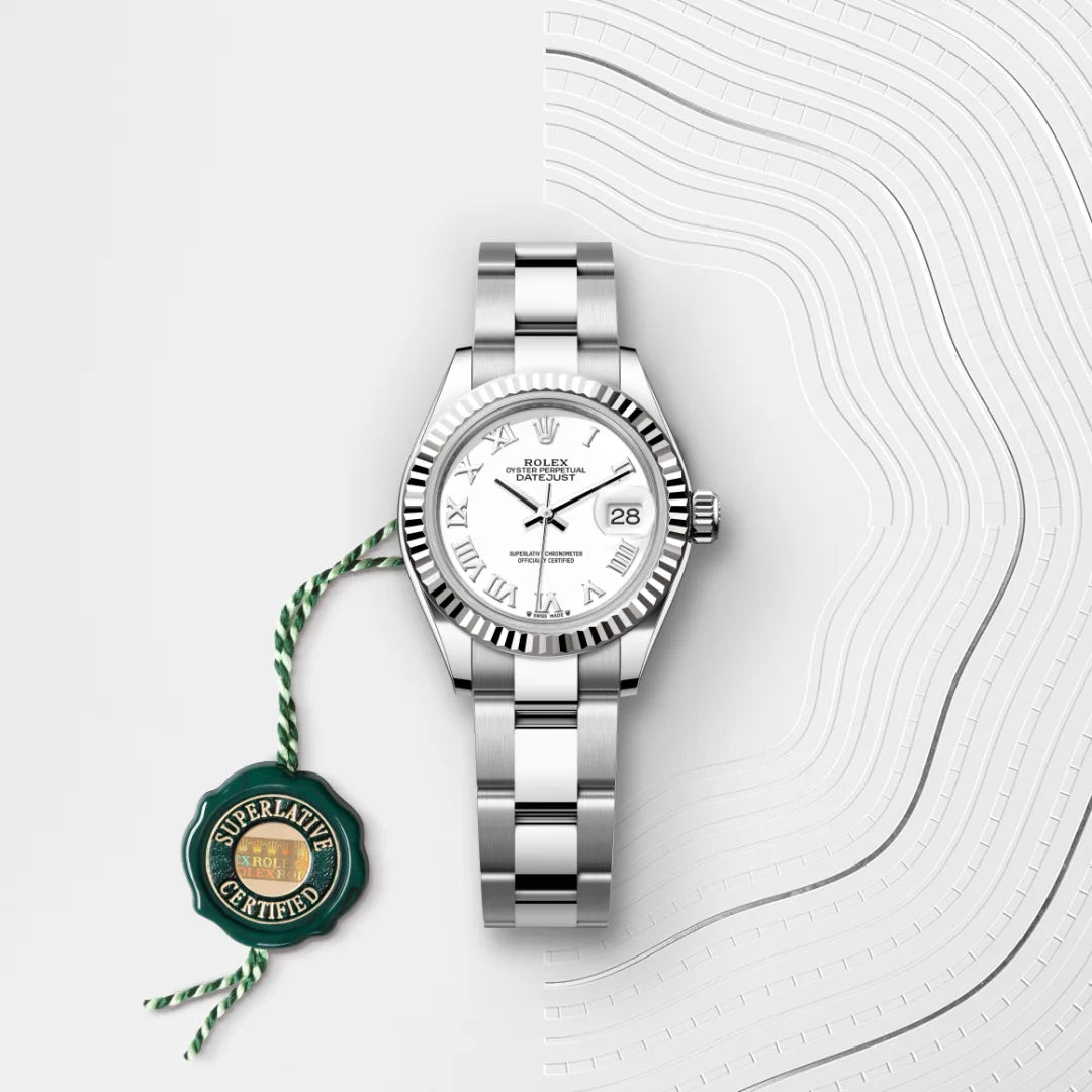 Rolex  Lady-Datejust Oyster, 28 mm, Oystersteel and white gold M279174-0020