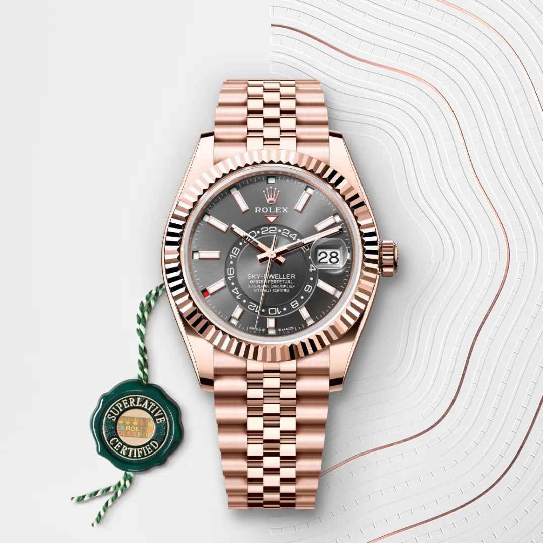 Rolex  Sky-Dweller Oyster, 42 mm, Everose gold M336935-0008