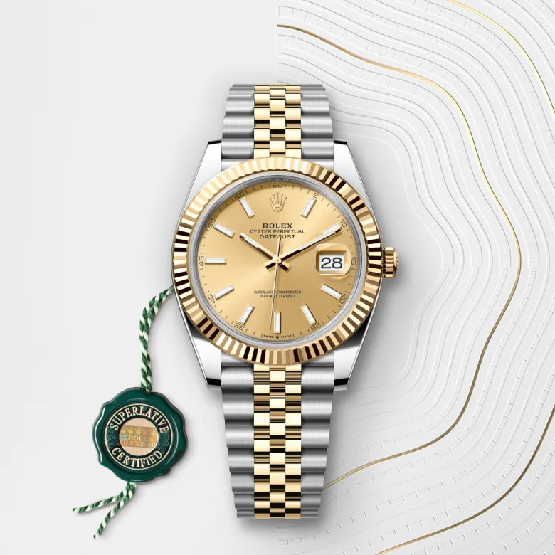 Rolex  Datejust 41 Oyster, 41 mm, Oystersteel and yellow gold M126333-0010