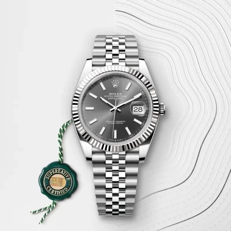 Rolex  Datejust 41 Oyster, 41 mm, Oystersteel and white gold M126334-0014