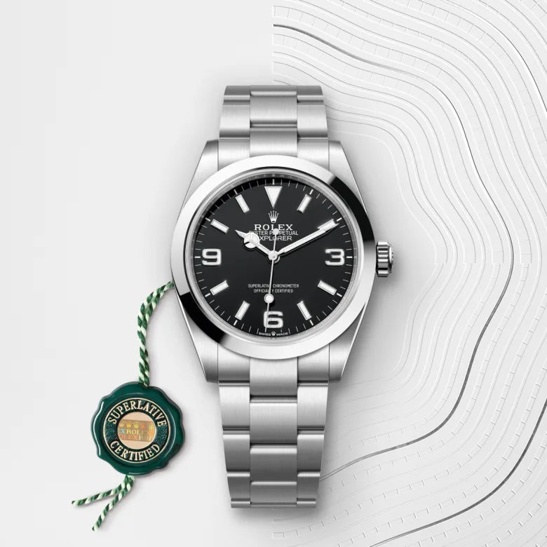 Rolex  Explorer 40 Oyster, 40 mm, Oystersteel M224270-0001