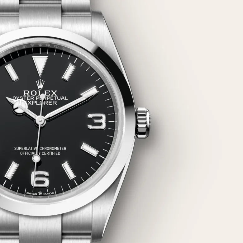 Rolex  Explorer 36 Oyster, 36 mm, Oystersteel M124270-0001