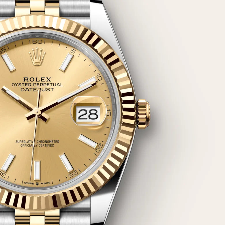 Rolex  Datejust 41 Oyster, 41 mm, Oystersteel and yellow gold M126333-0010