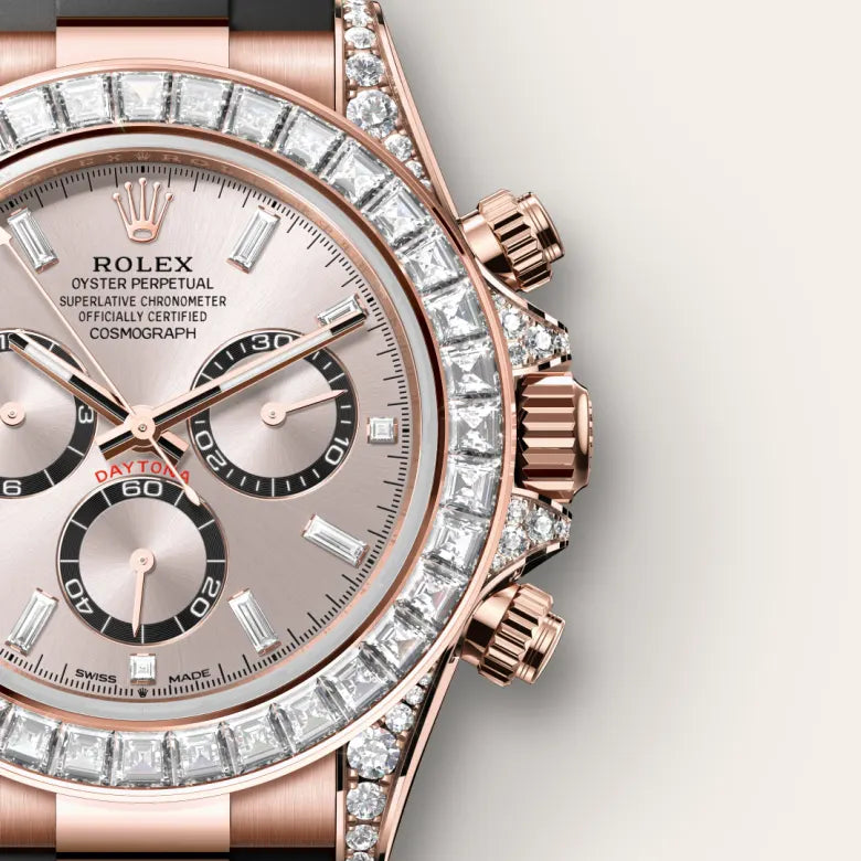 Rolex  Cosmograph Daytona Oyster, 40 mm, Everose gold and diamonds M126535TBR-0002