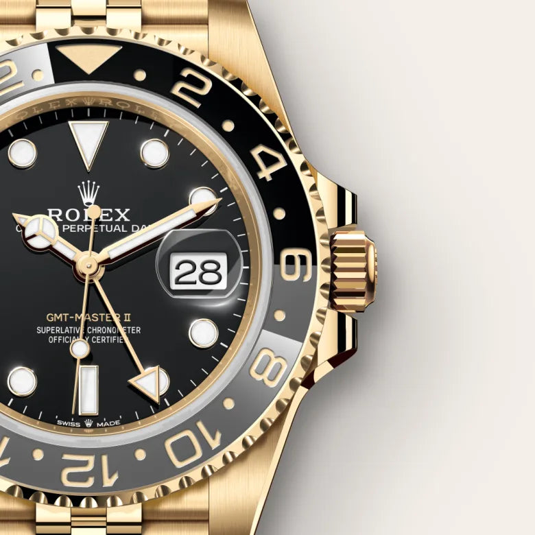 Rolex  GMT-Master II Oyster, 40 mm, yellow gold M126718GRNR-0001