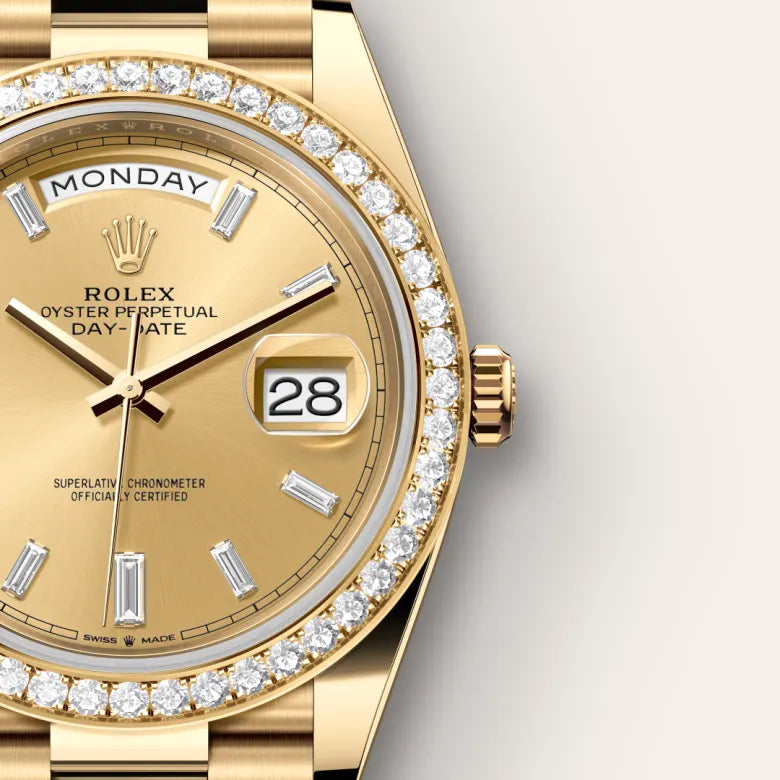 Rolex  Day-Date 40 Oyster, 40 mm, yellow gold and diamonds M228348RBR-0002