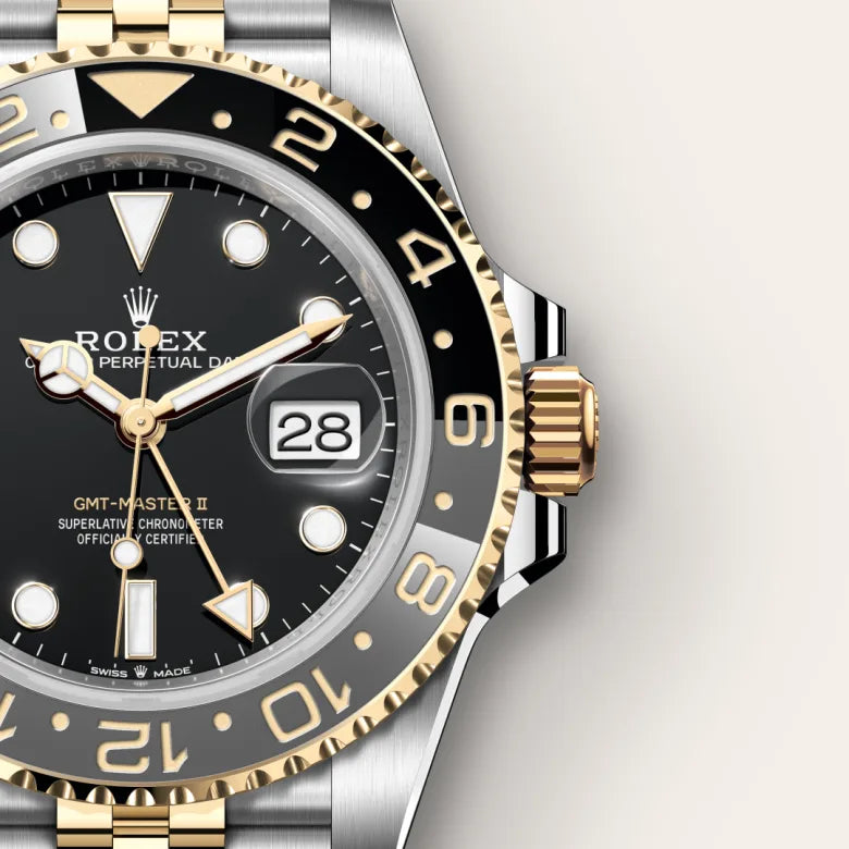 Rolex  GMT-Master II Oyster, 40 mm, Oystersteel and yellow gold M126713GRNR-0001
