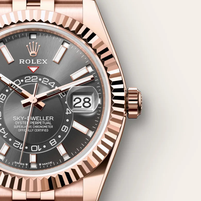 Rolex  Sky-Dweller Oyster, 42 mm, Everose gold M336935-0008